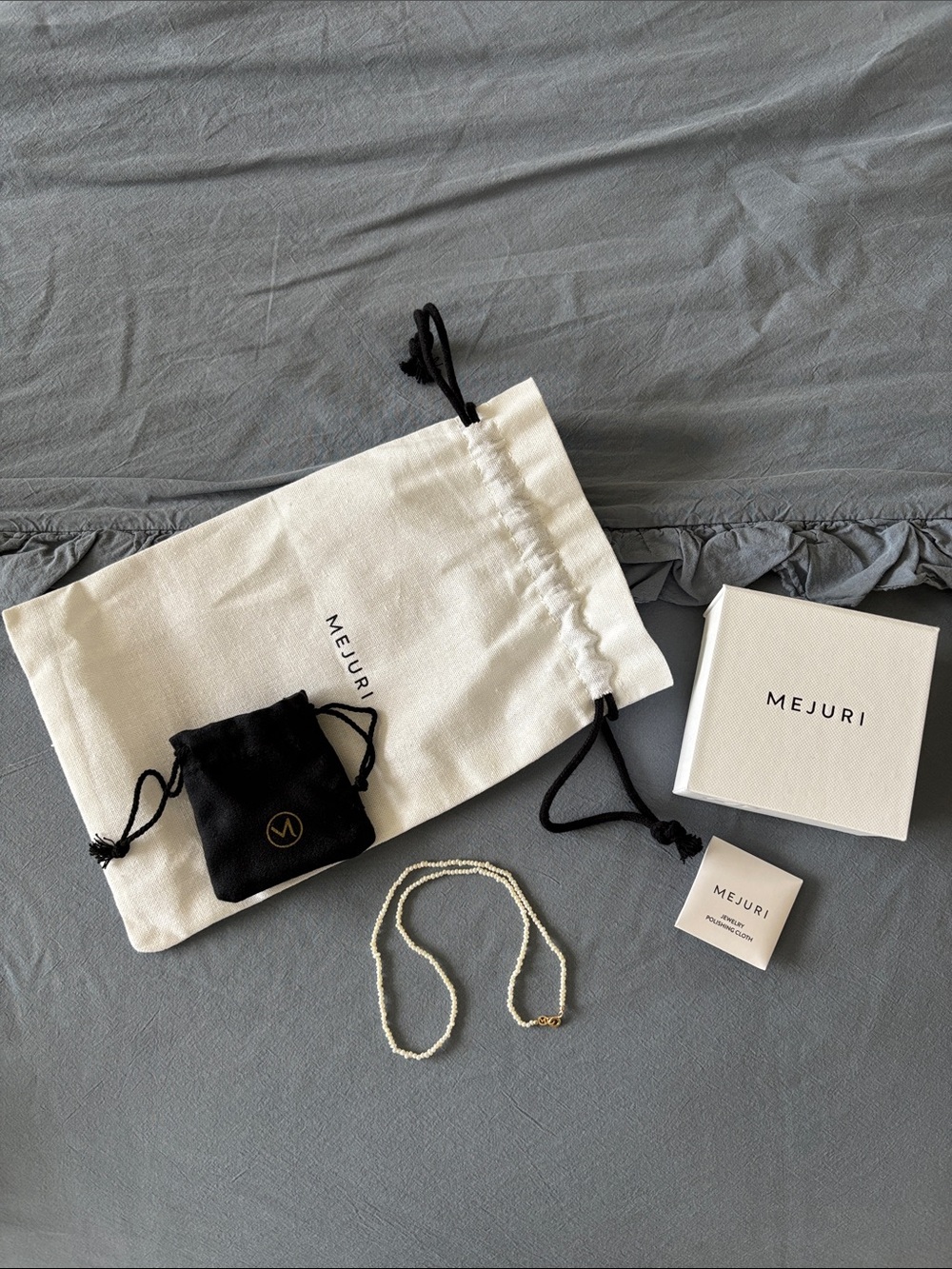Mejuri Micro Pearl Necklace